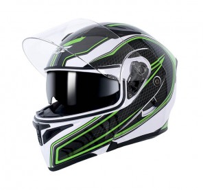 CASCO INTEGRAL JCH MOTOS BLANCO